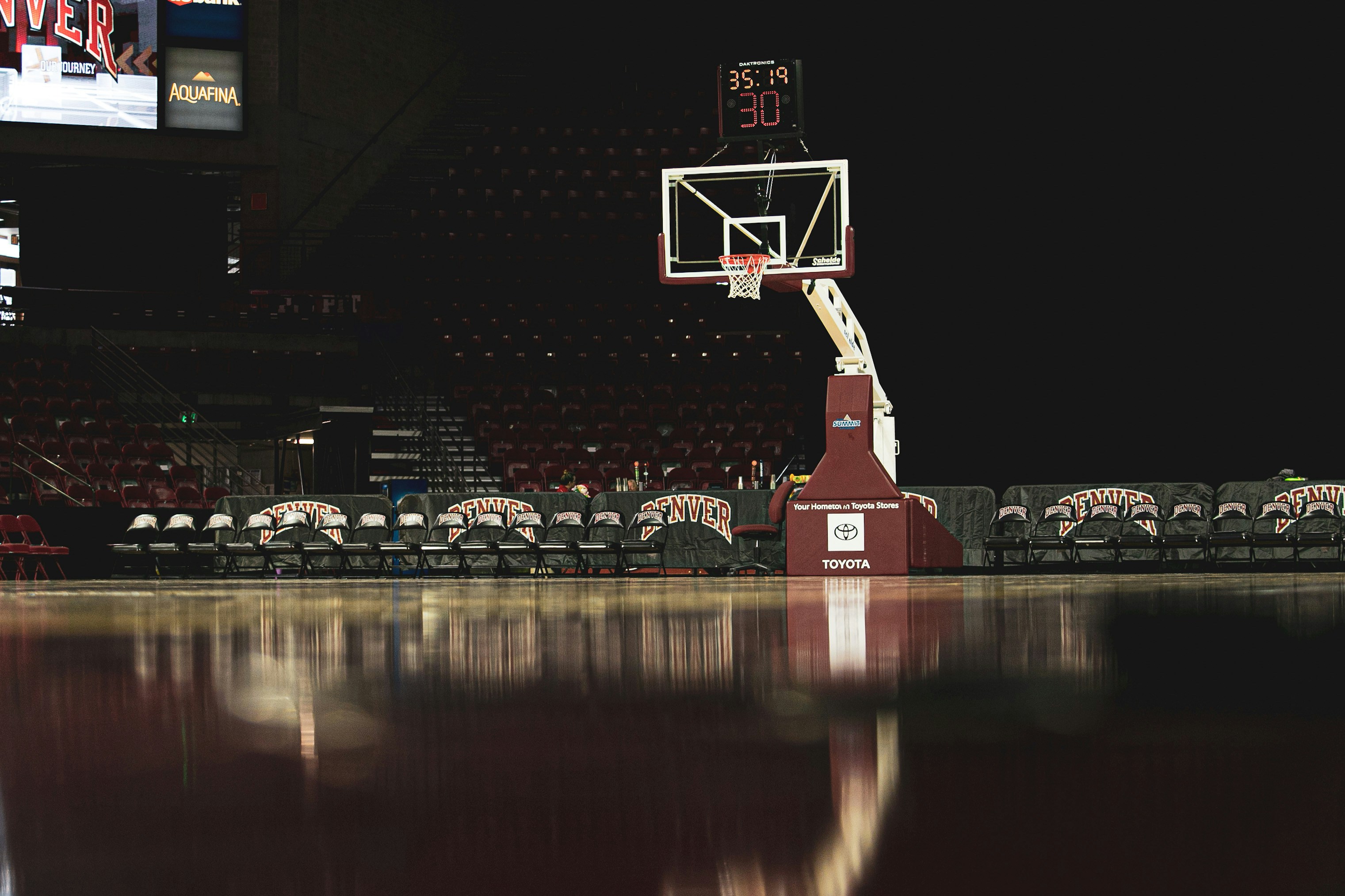 Ambiance de salle de basket