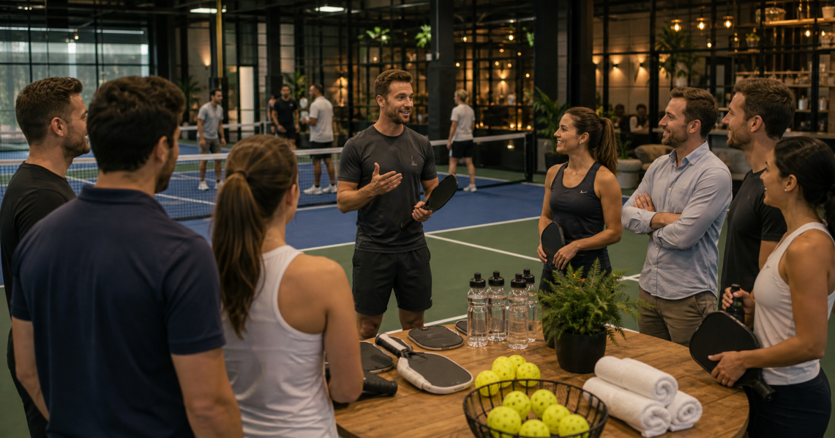 Pickleball corporate : comment vendre des événements entreprise