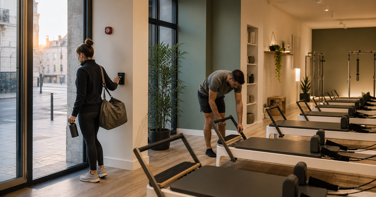 Studio de Pilates en accès libre : cadrer les horaires sans personnel